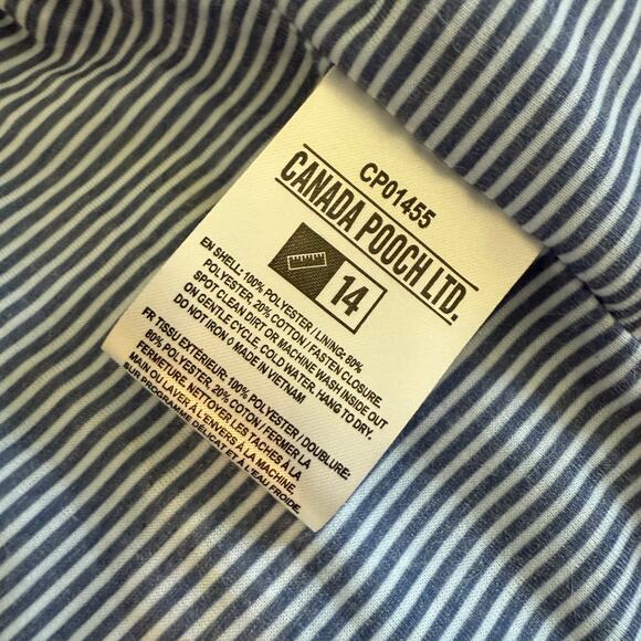 Canada Pooch Torrential Tracker Dog Rain Jacket – Yellow, Size 14 - Picture 8 of 10